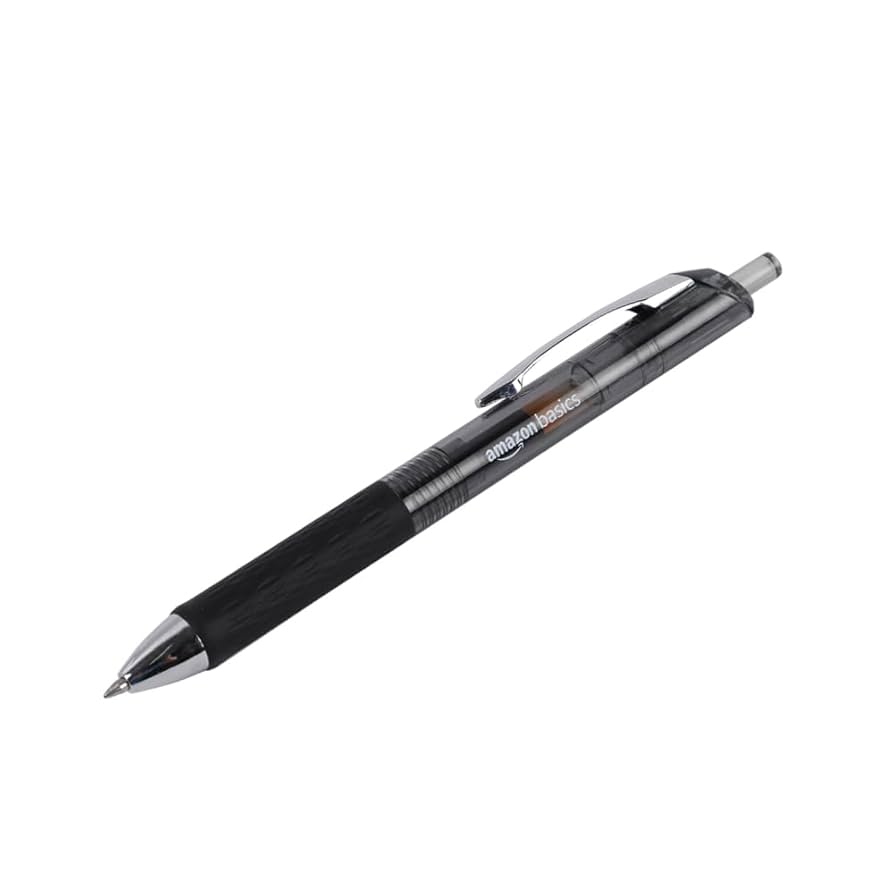 Amazon | Amazonベーシック ジェルボールペン 0.7mm ノック